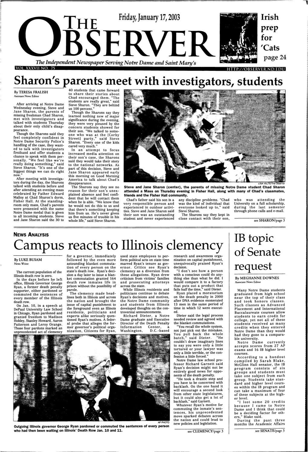 Campus Reacts to Illinois Clemency
