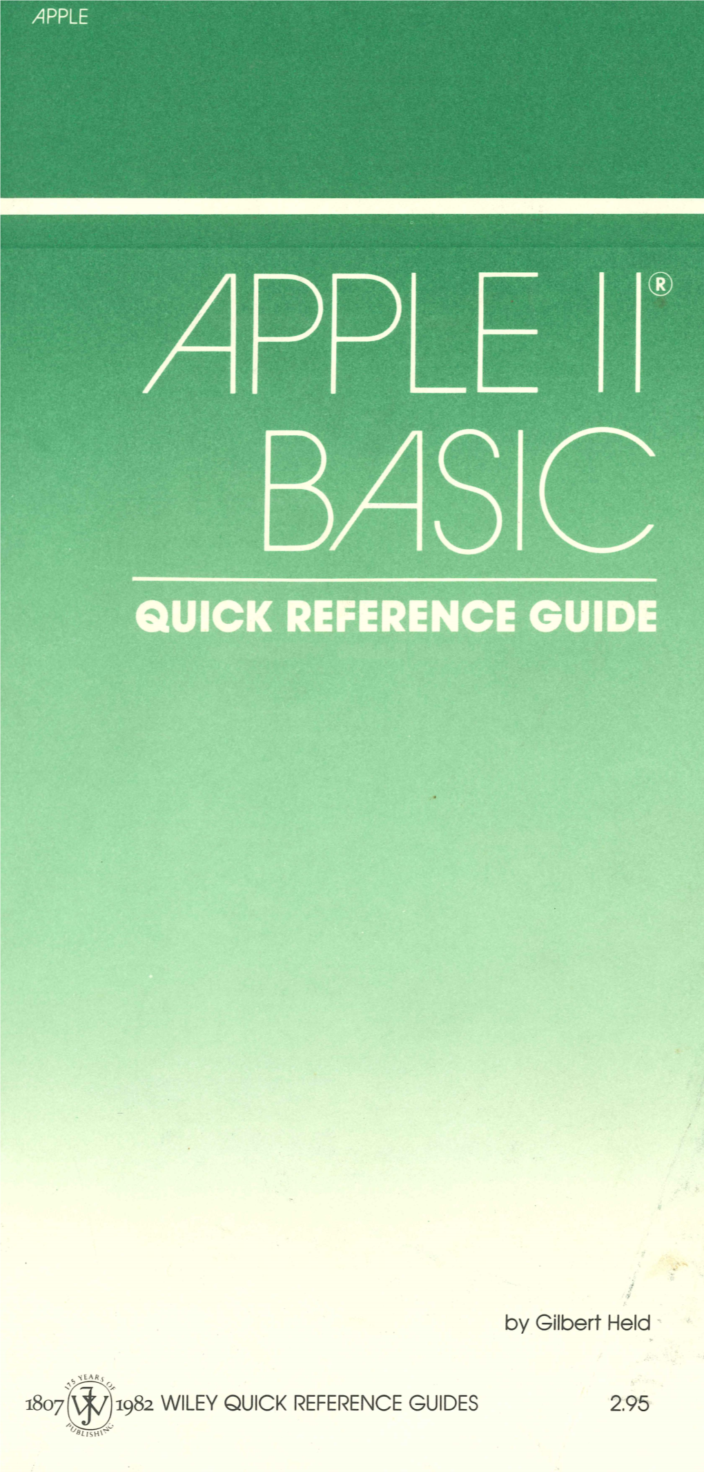 By Gilbert Held , 1807M1982 WILEY QUICK REFERENCE GUIDES