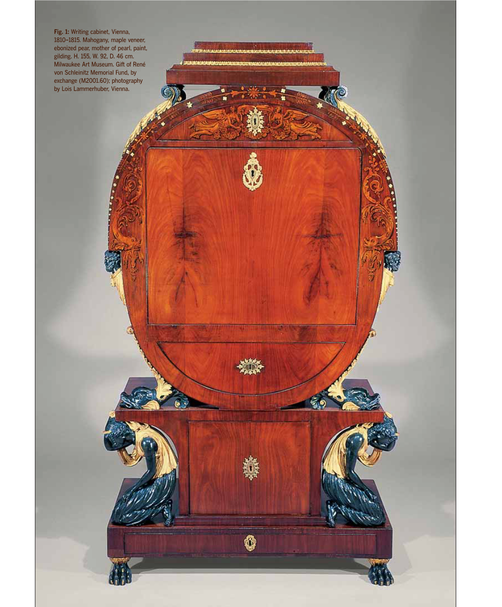 Fig. 1: Writing Cabinet, Vienna, 1810–1815