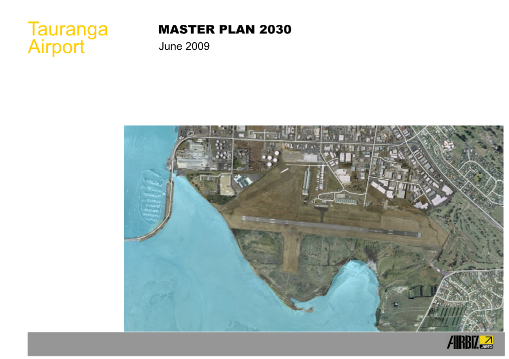 MASTER PLAN 2030 June 2009 Airport