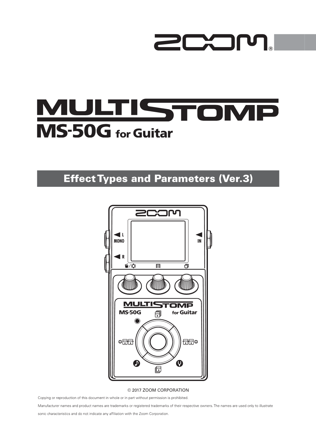 Effect Types and Parameters (Ver.3)