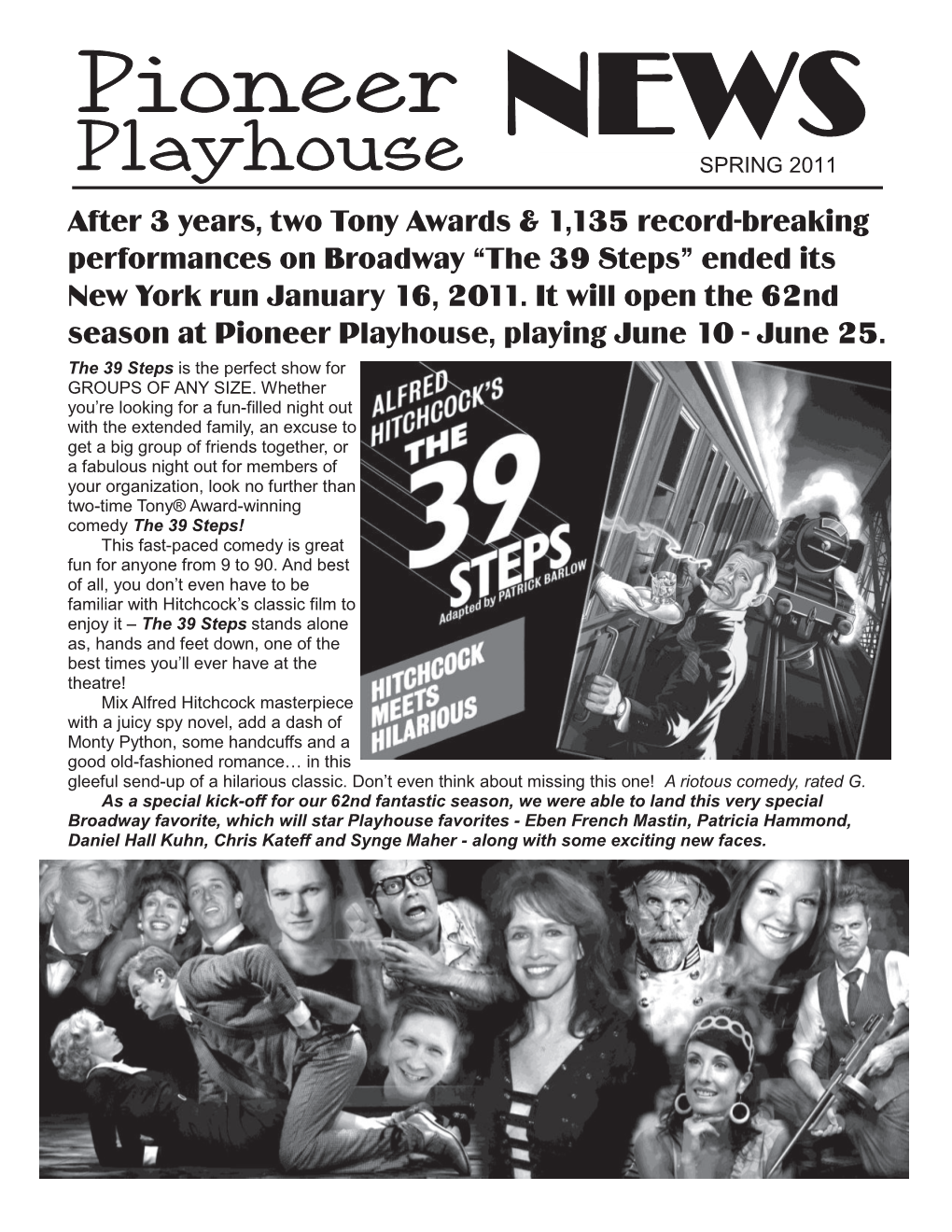 “The 39 Steps” Ended Its New York Run January 16, 2011