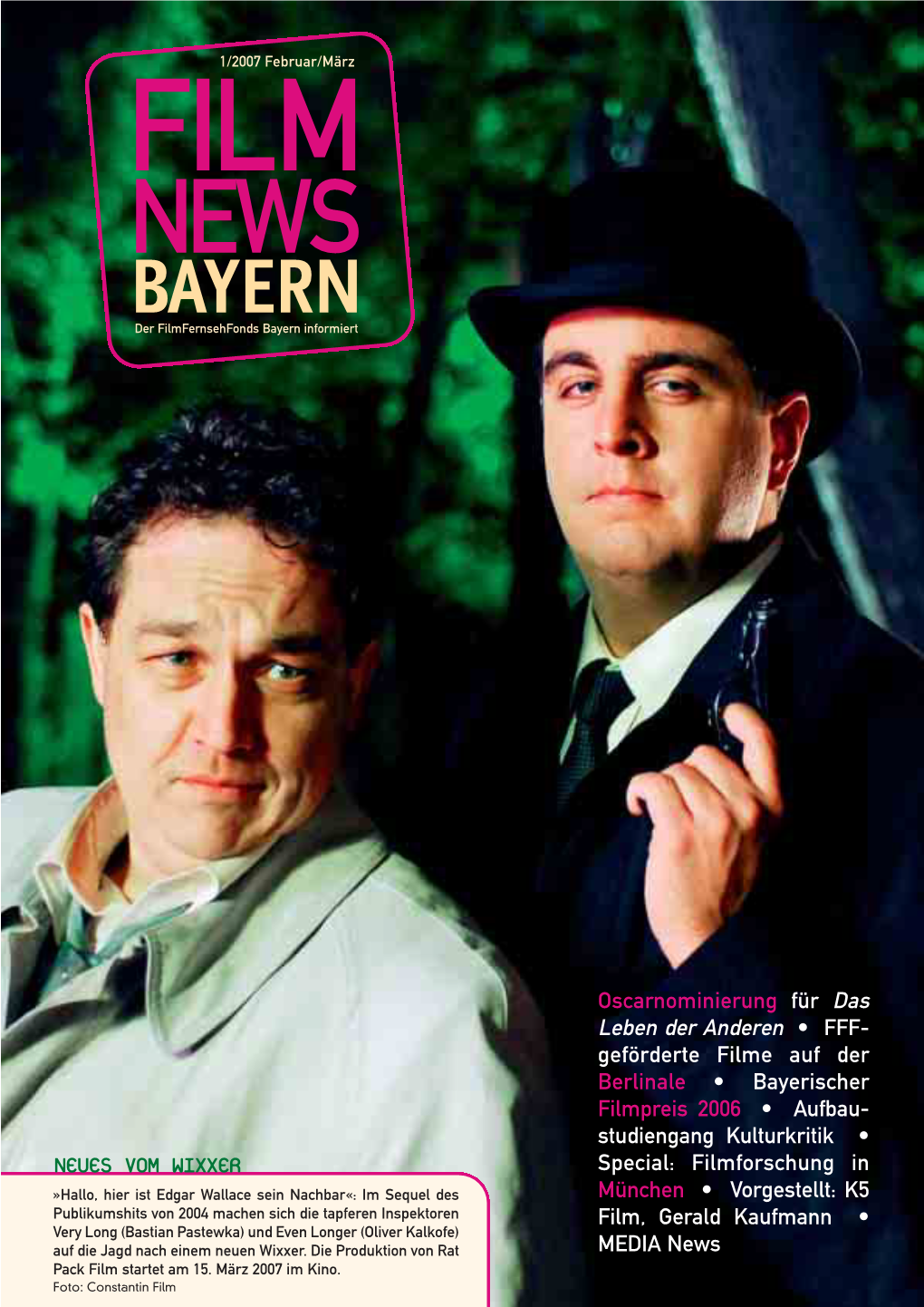 FILM NEWS BAYERN Der Filmfernsehfonds Bayern Informiert