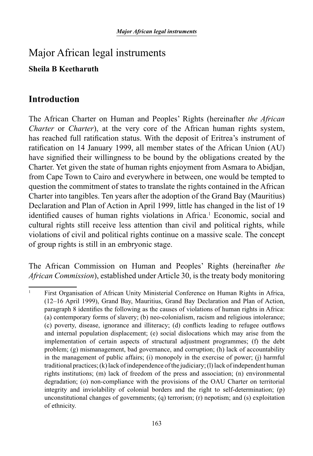 Human Rights in Africa