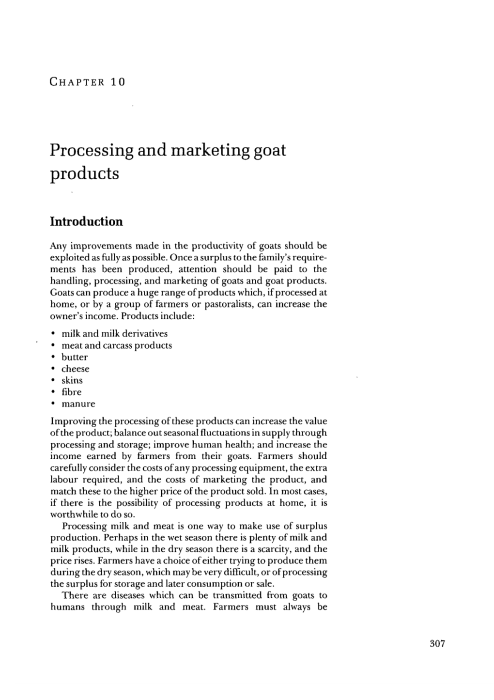 Processing and Marketing Goat Products