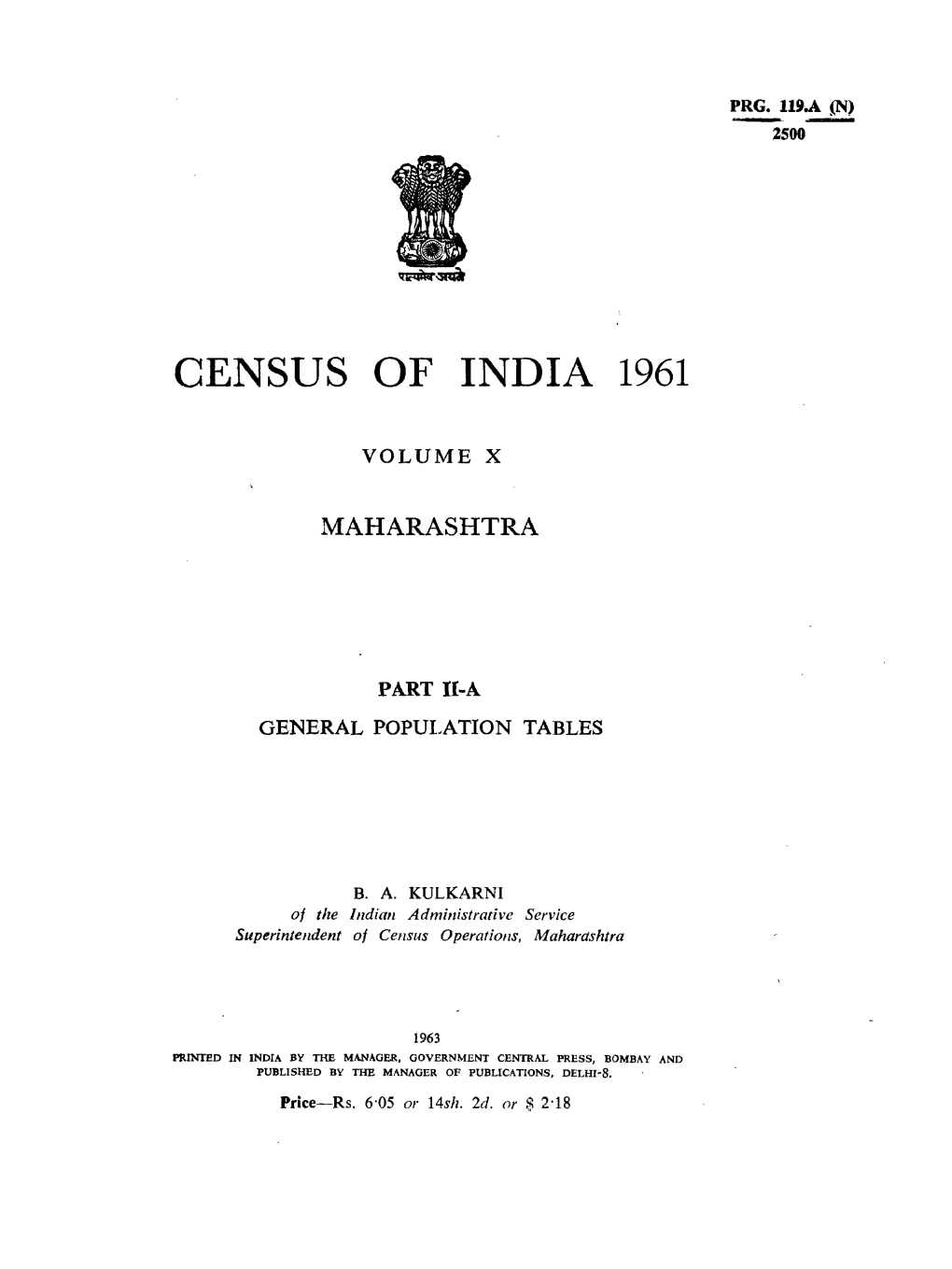 Census of India 1961