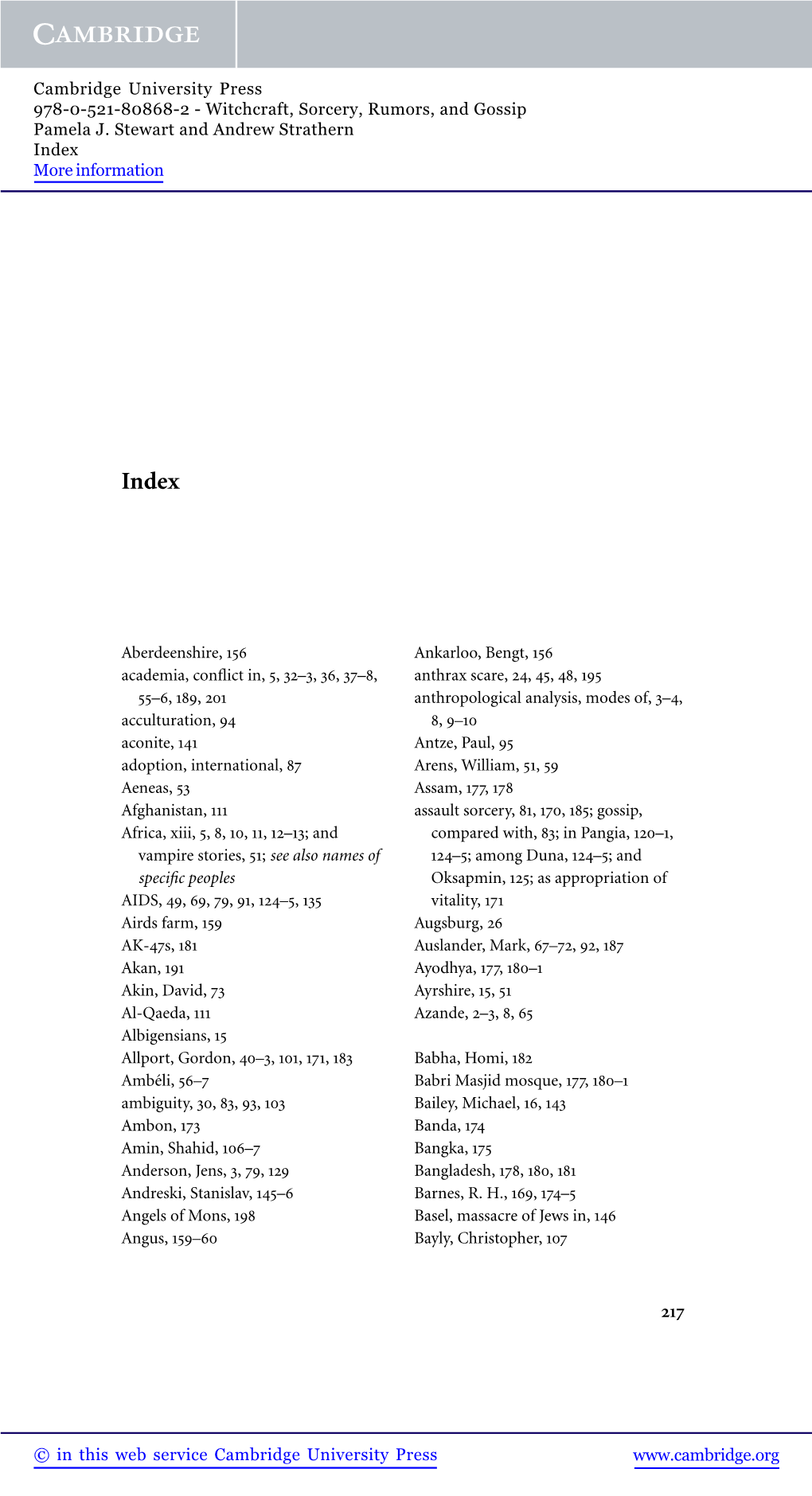 Aberdeenshire, 156 Academia, Conflict In, 5, 32–3, 36, 37–8, 55–6, 189