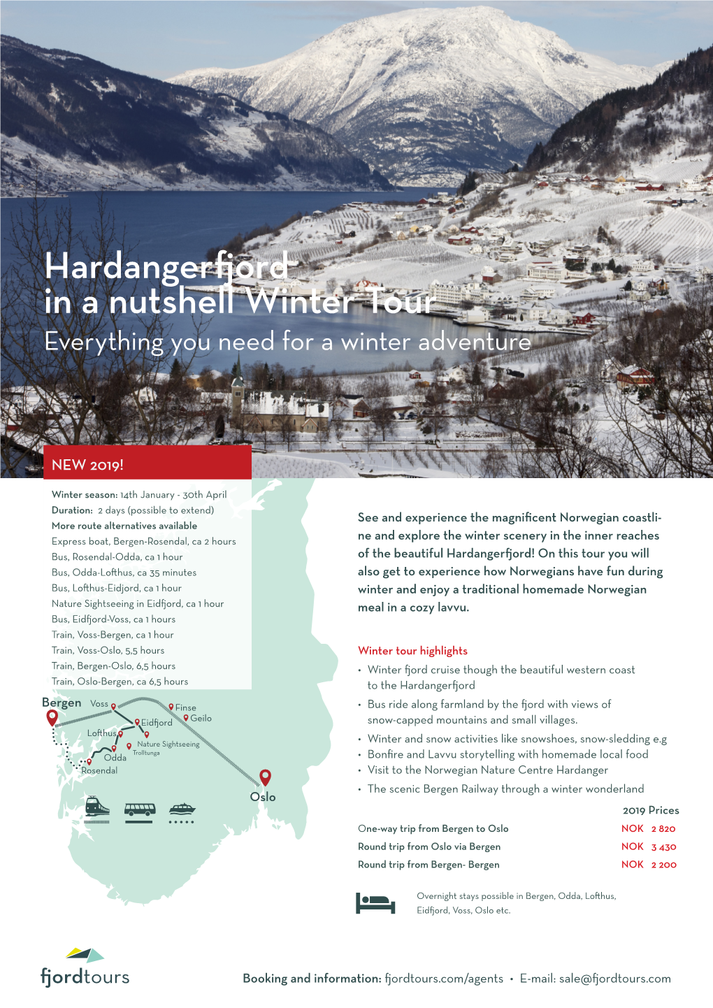 Hardangerfjord in a Nutshell Winter Tour