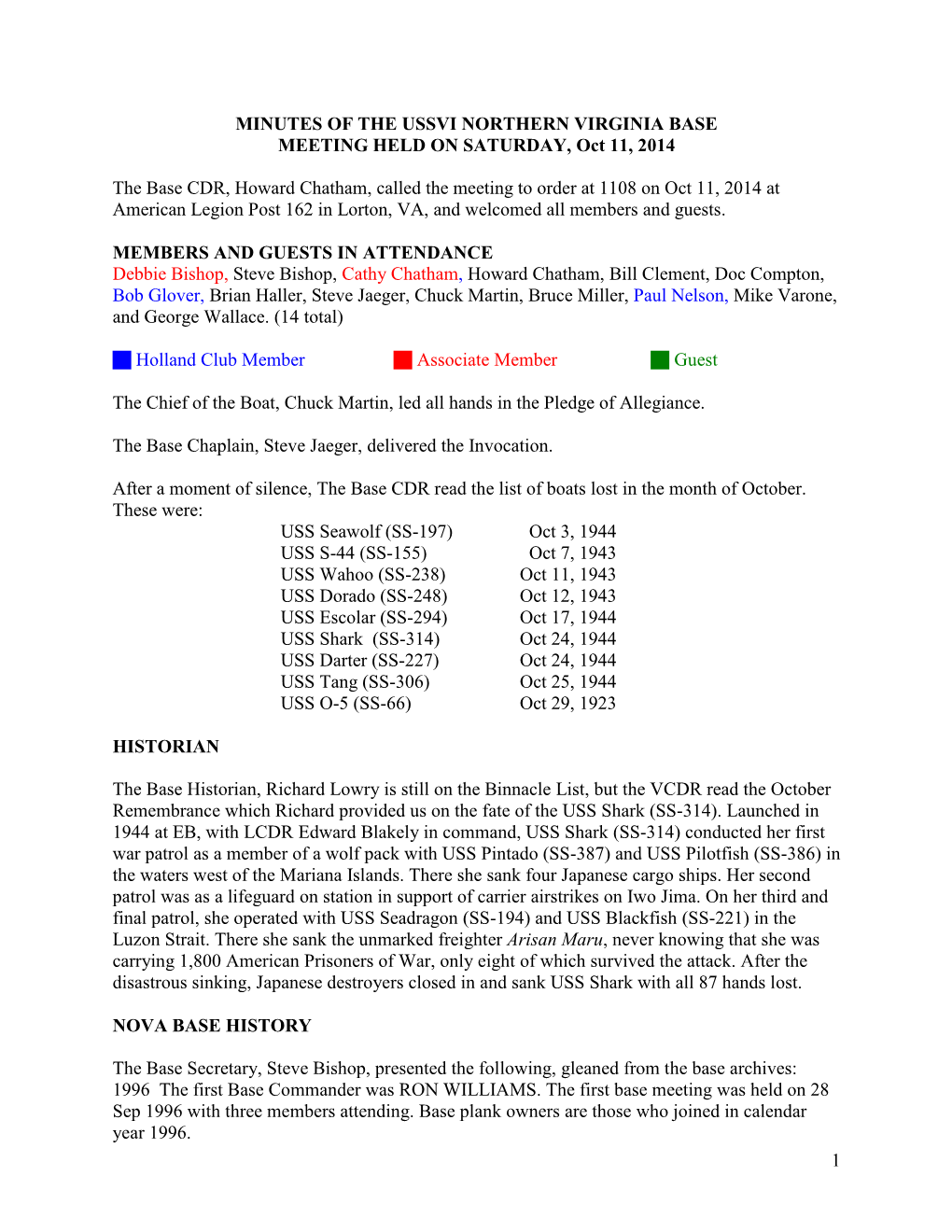 USSVI NOVA Base Oct 2014 Meeting Minutes.Pdf