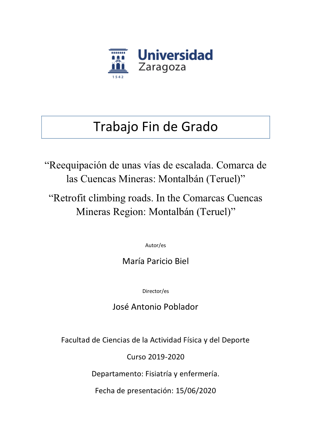 Trabajo Fin De Grado