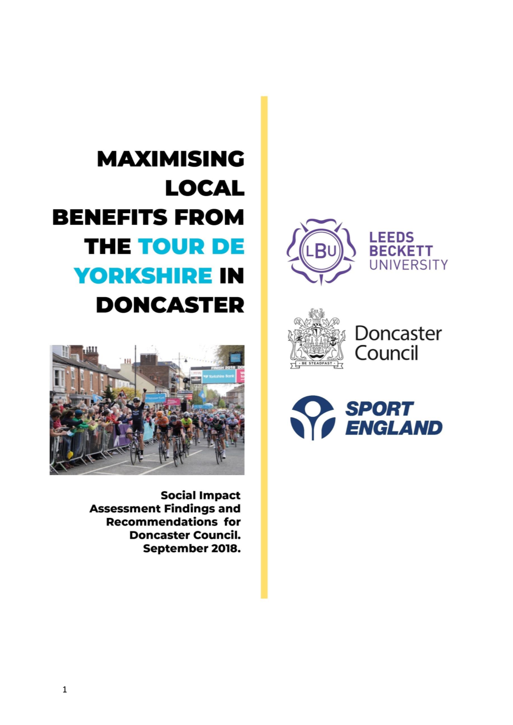 Social Impacts of Tour De Yorkshire