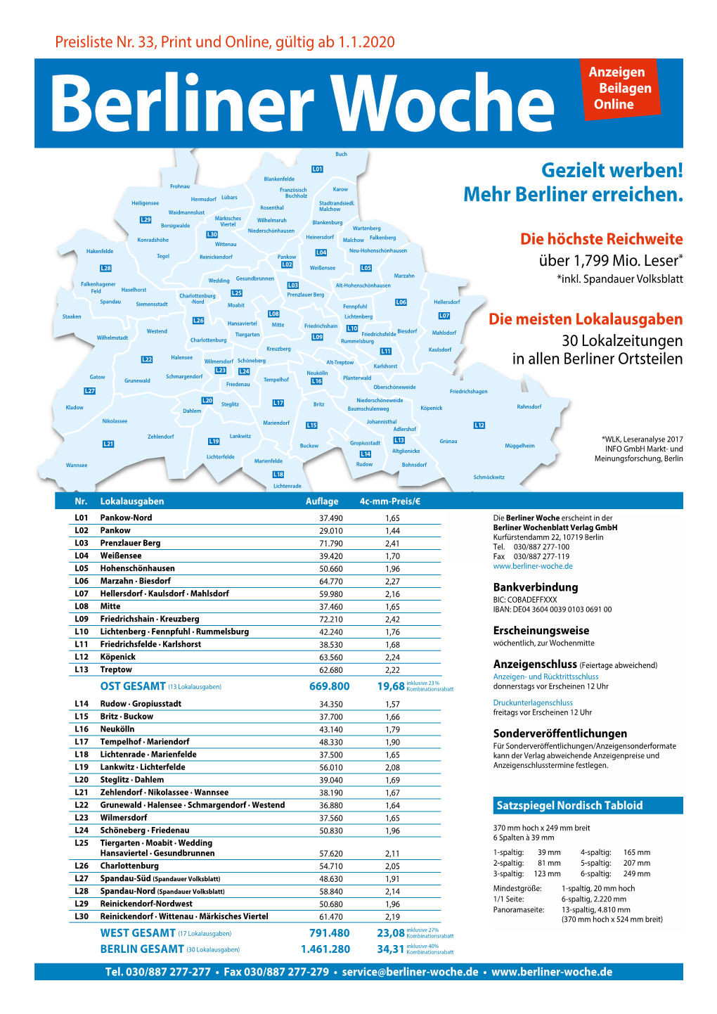 Berliner Erreichen