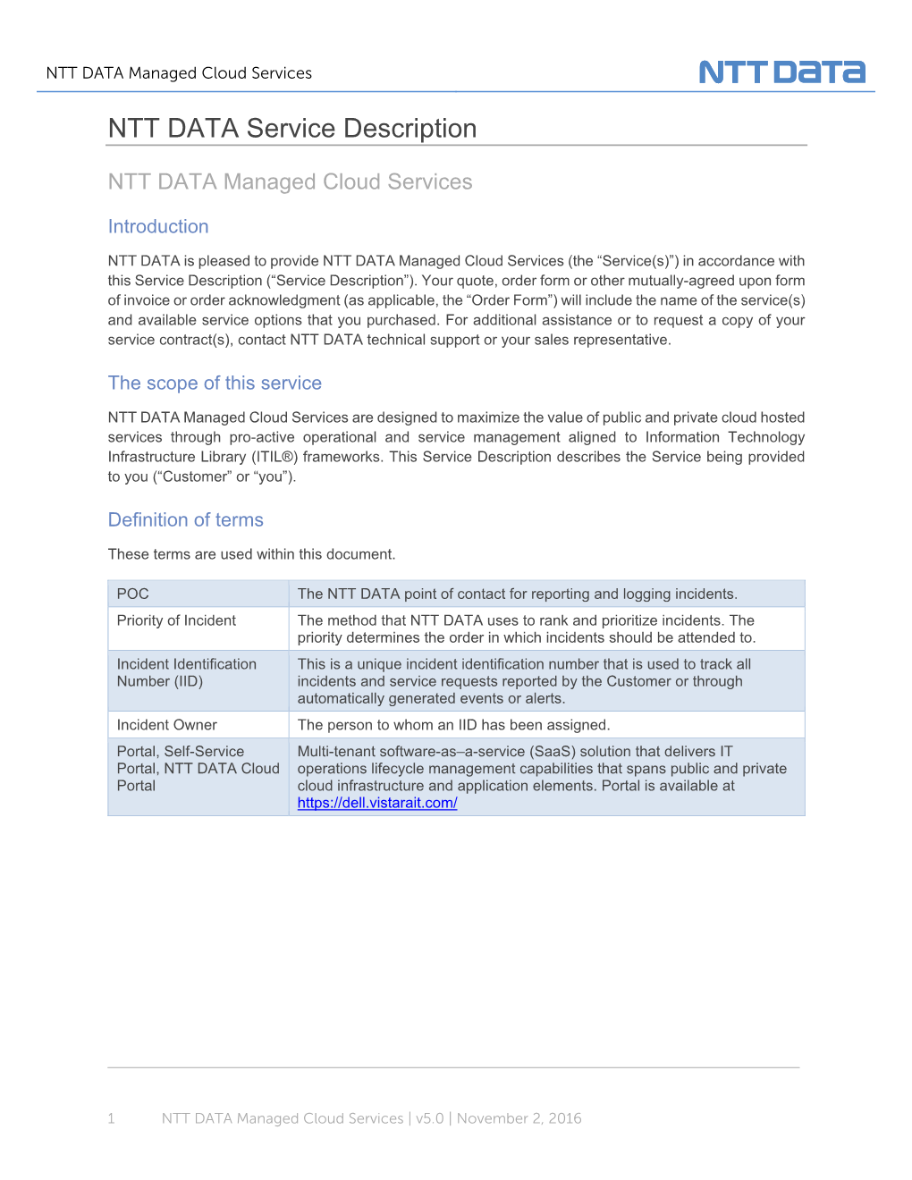NTT DATA Managed Cloud Services