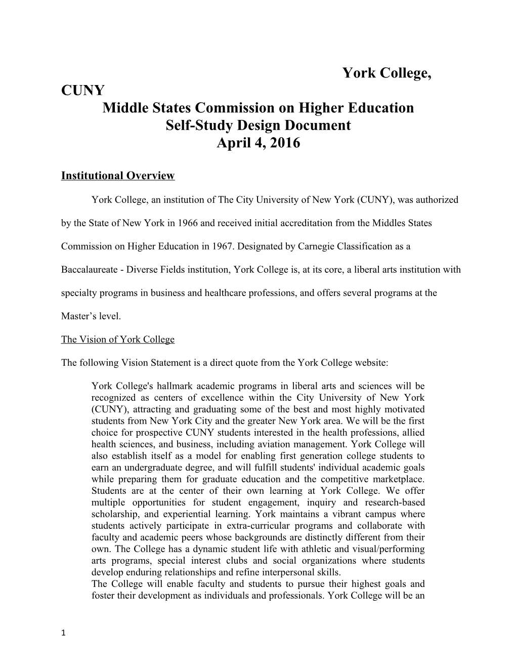 Middle States Commission on Higher Education s1