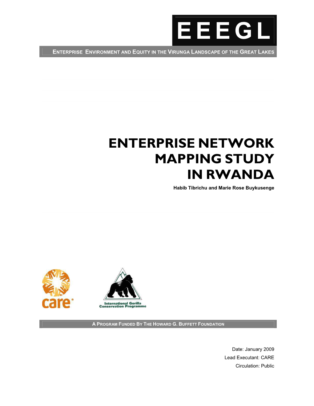 ENTERPRISE NETWORK MAPPING STUDY in RWANDA Habib Tibrichu and Marie Rose Buykusenge Januay 2009