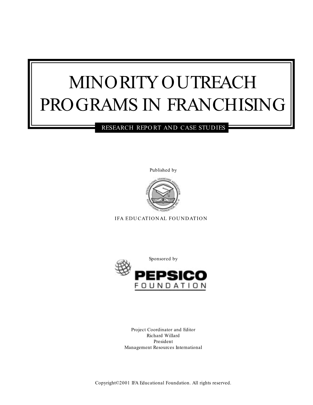 Minority Outreach Programs in Franchising