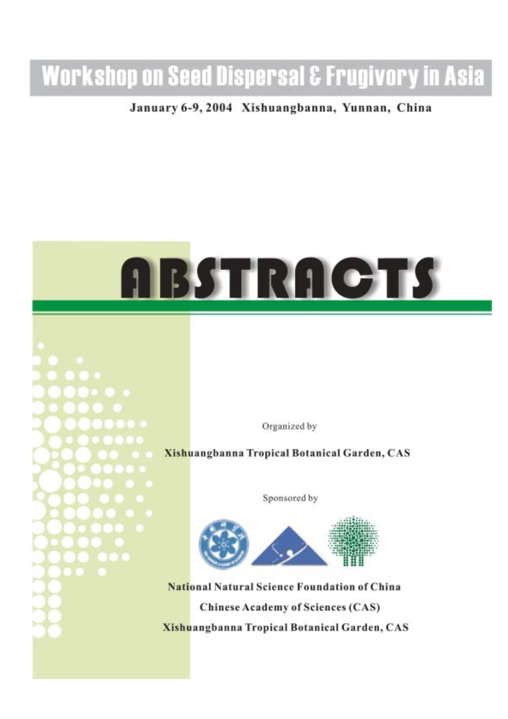 Workshop on Seed Dispersal & Frugivory in Asia