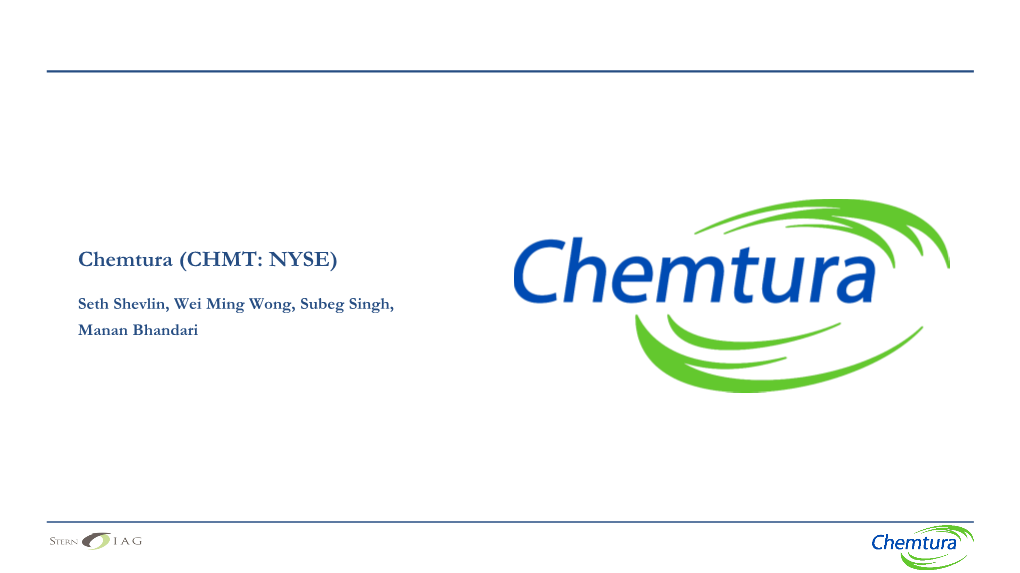 Chemtura (CHMT: NYSE)