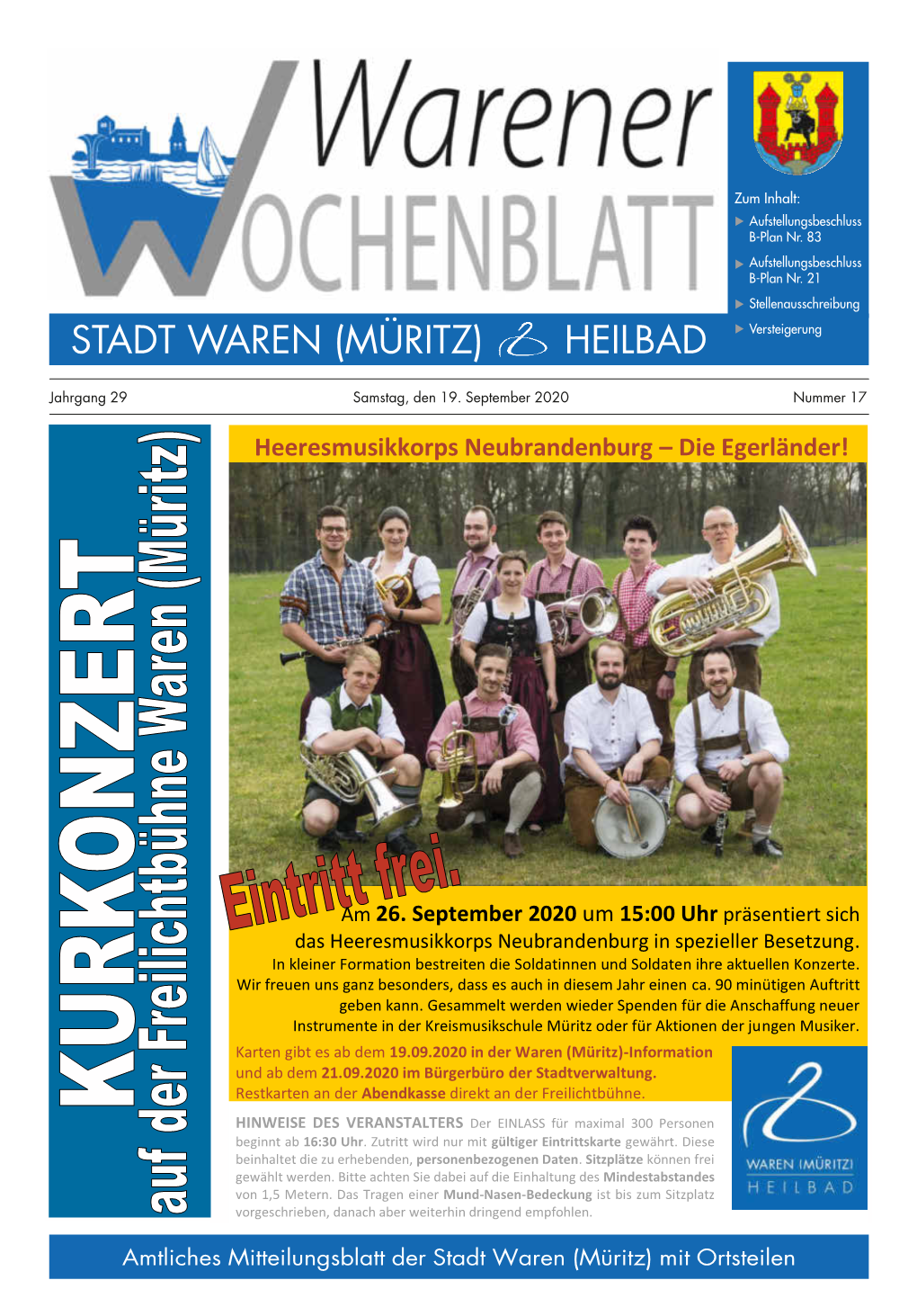 Warener Wochenblatt Nr. 17/2020