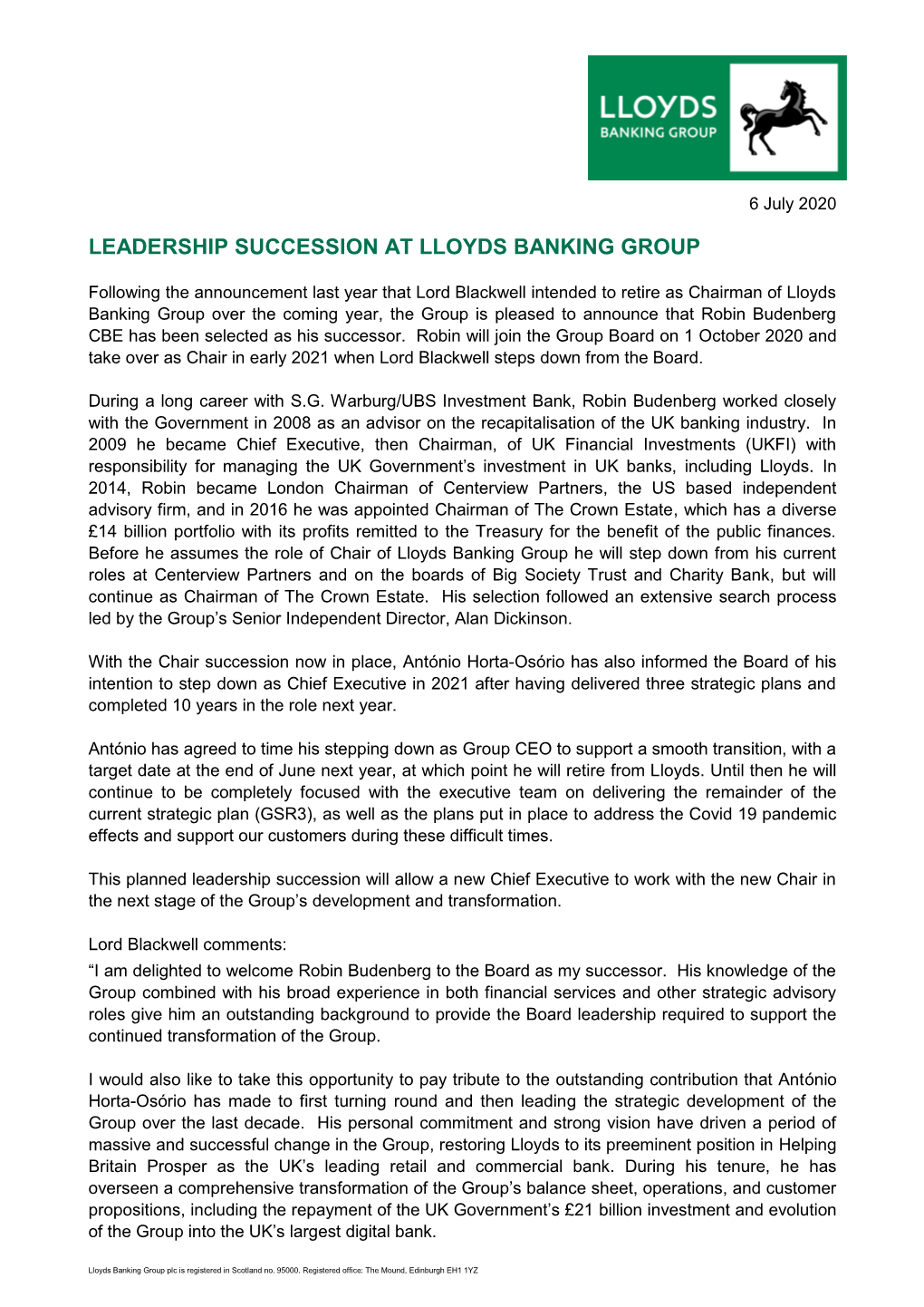 Board Changes: Leadership Succession