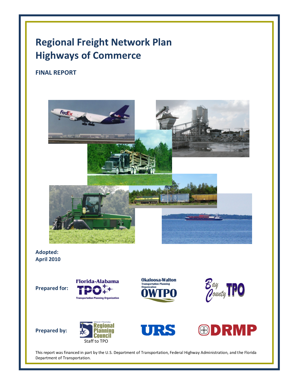 Regional Freight Network Plan Highways of Commerce