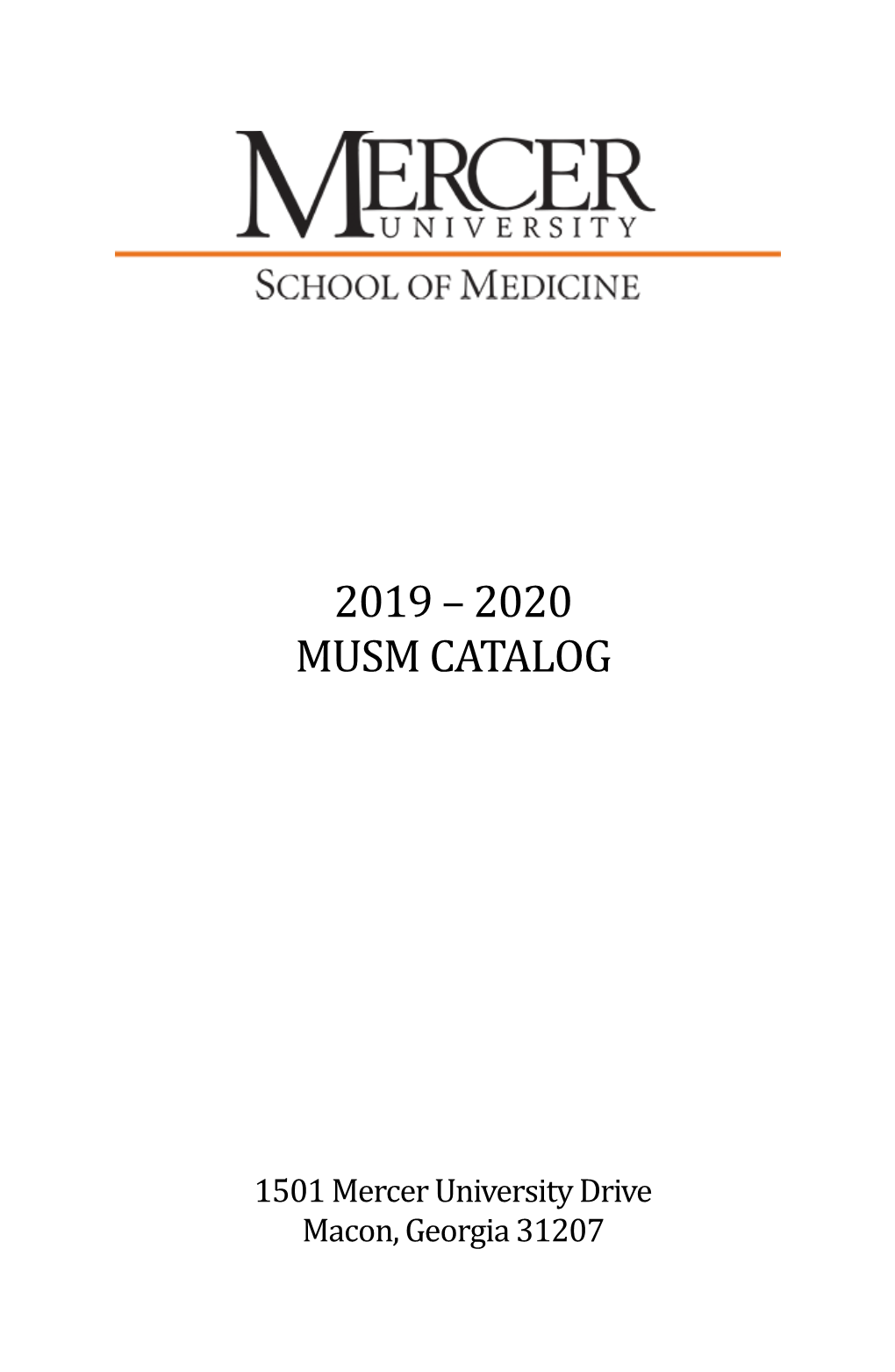 2019 – 2020 Musm Catalog