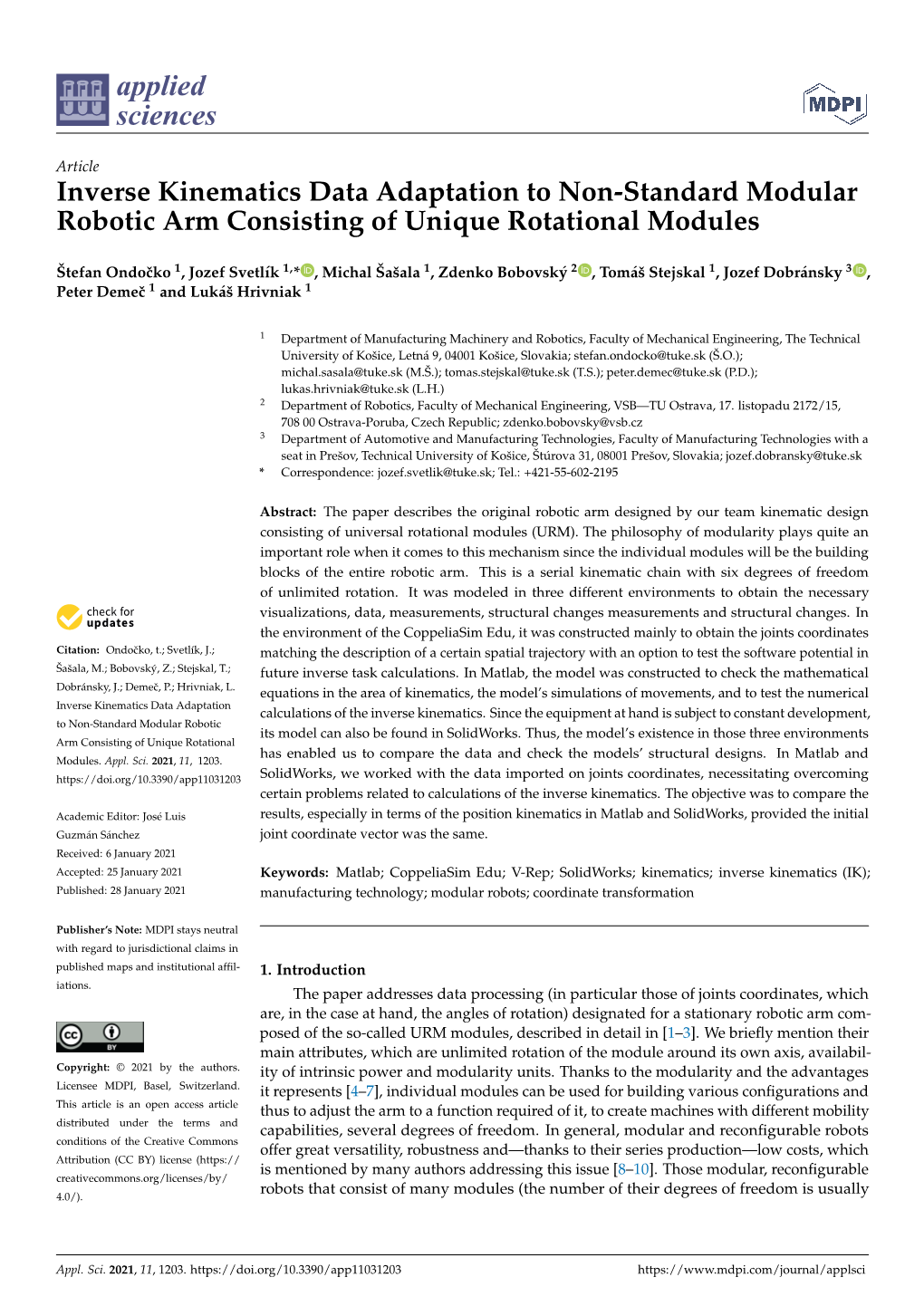 Inverse Kinematics Data Adaptation to Non-Standard Modular Robotic Arm Consisting of Unique Rotational Modules