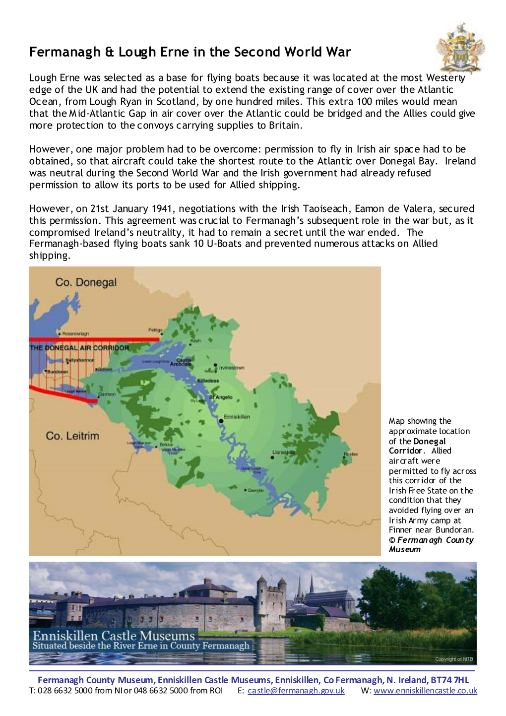 Fermanagh & Lough Erne in the Second World