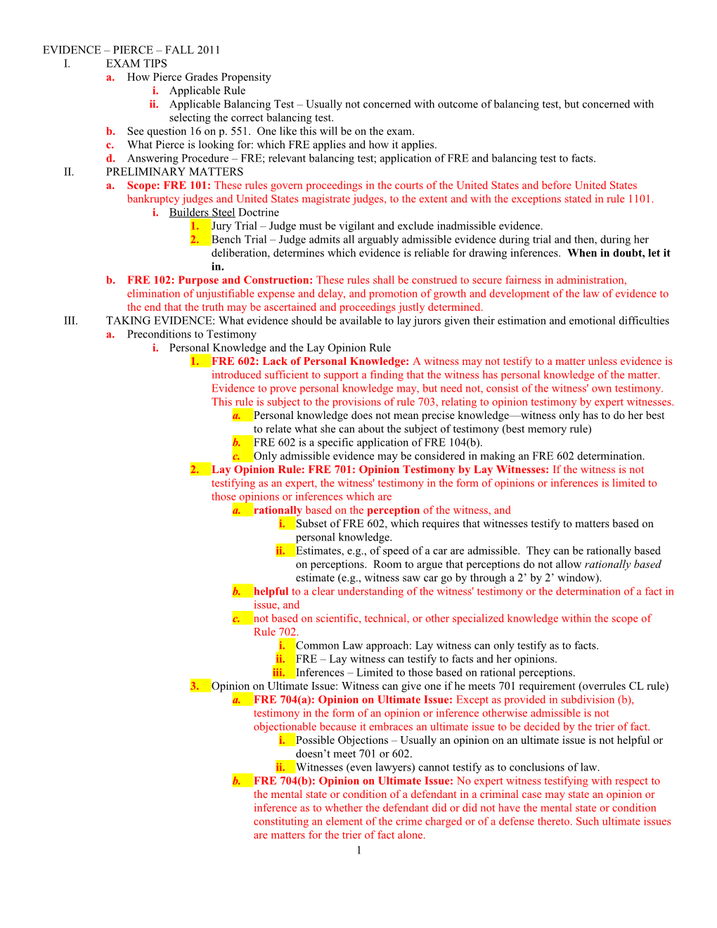 A. How Pierce Grades Propensity