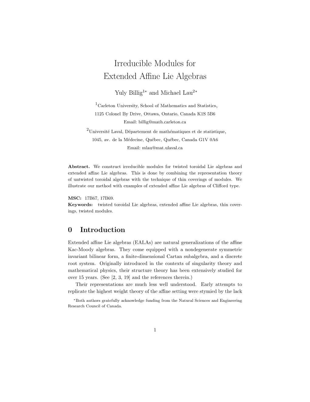 Irreducible Modules for Extended Affine Lie Algebras