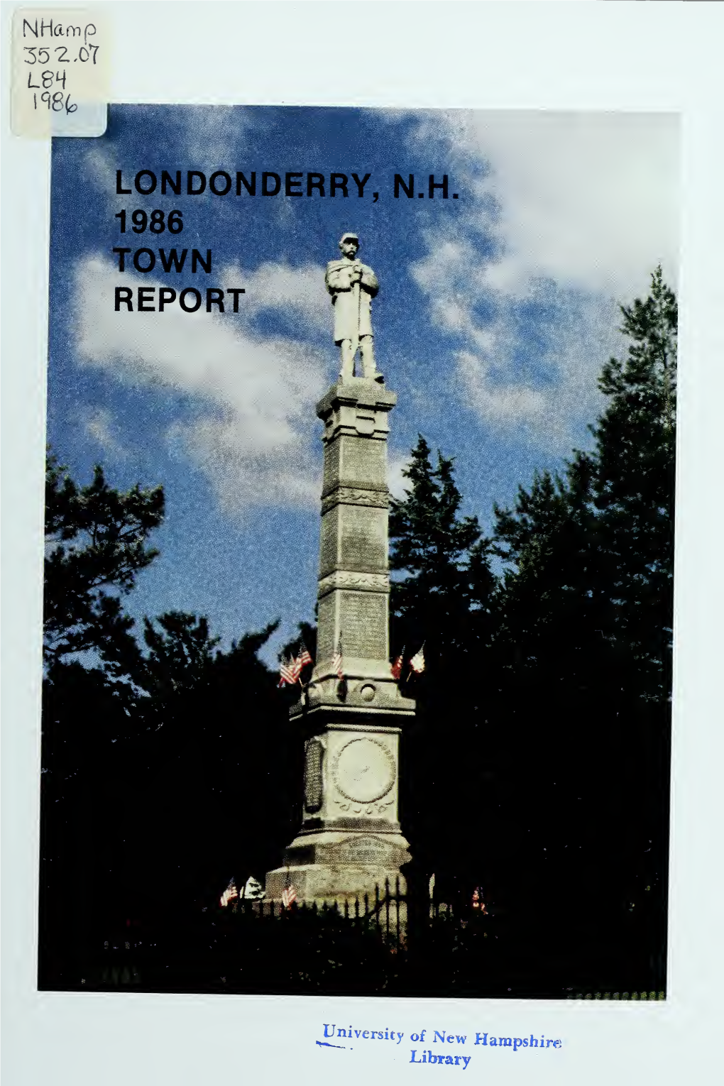 Annual Report of the Town of Londonderry, New Hampshire