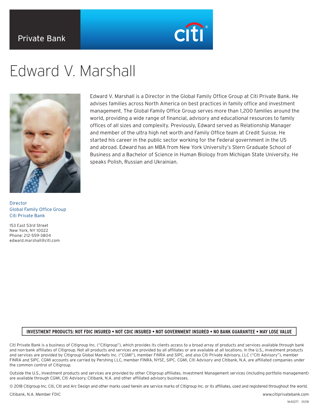 Edward V. Marshall