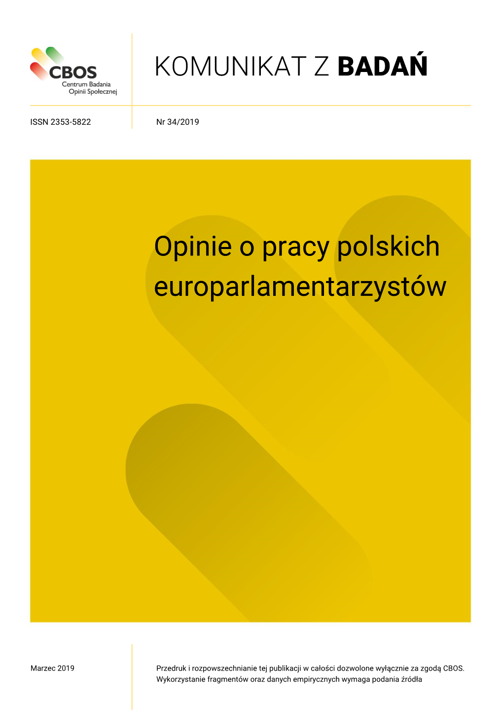 Opinie O Pracy Polskich Europarlamentarzystów