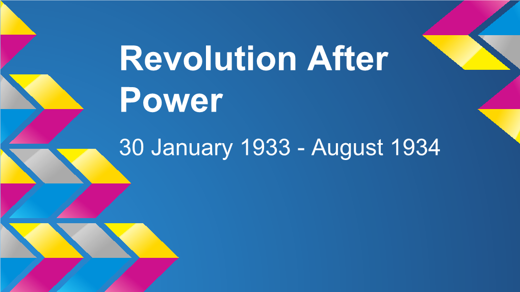 Revolution After Power