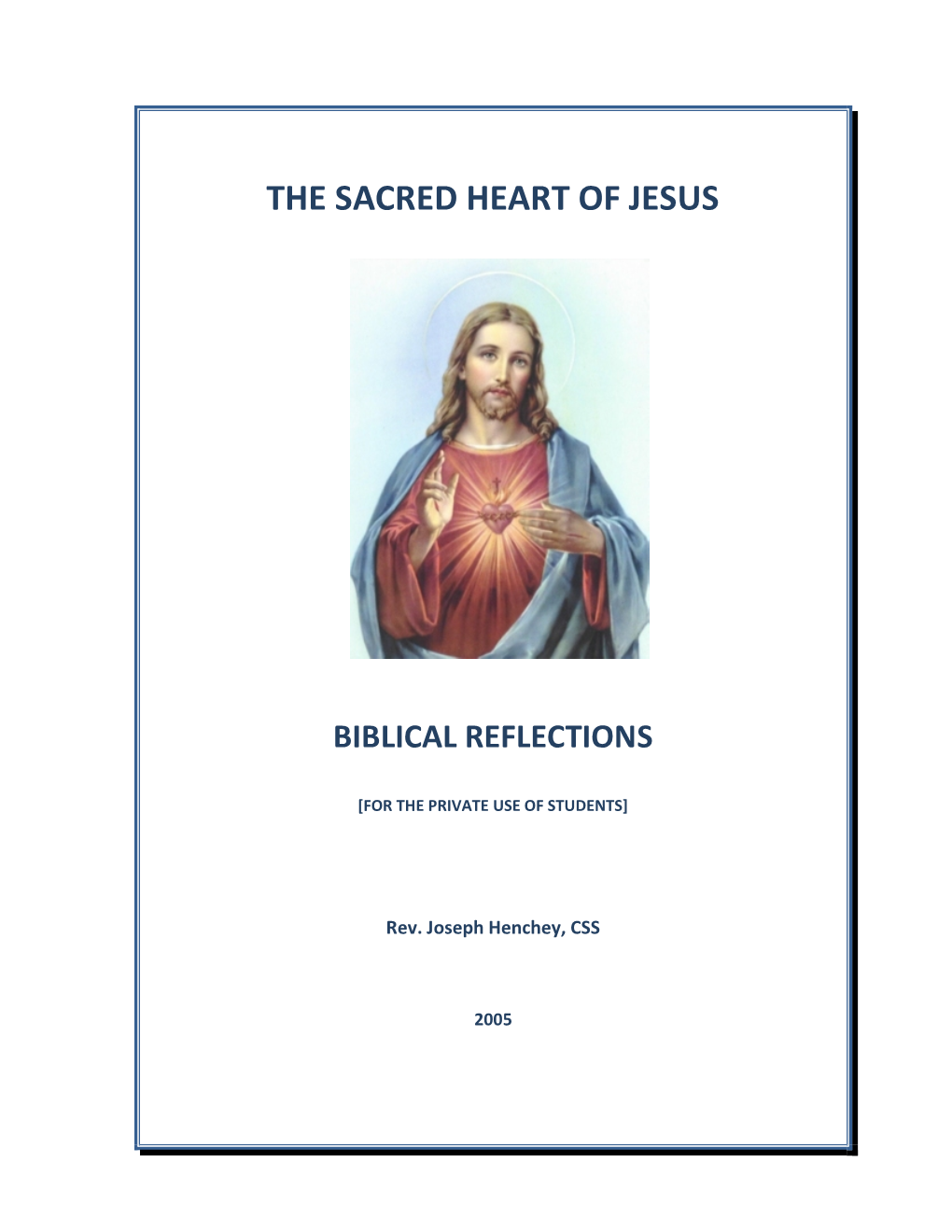 The Sacred Heart of Jesus