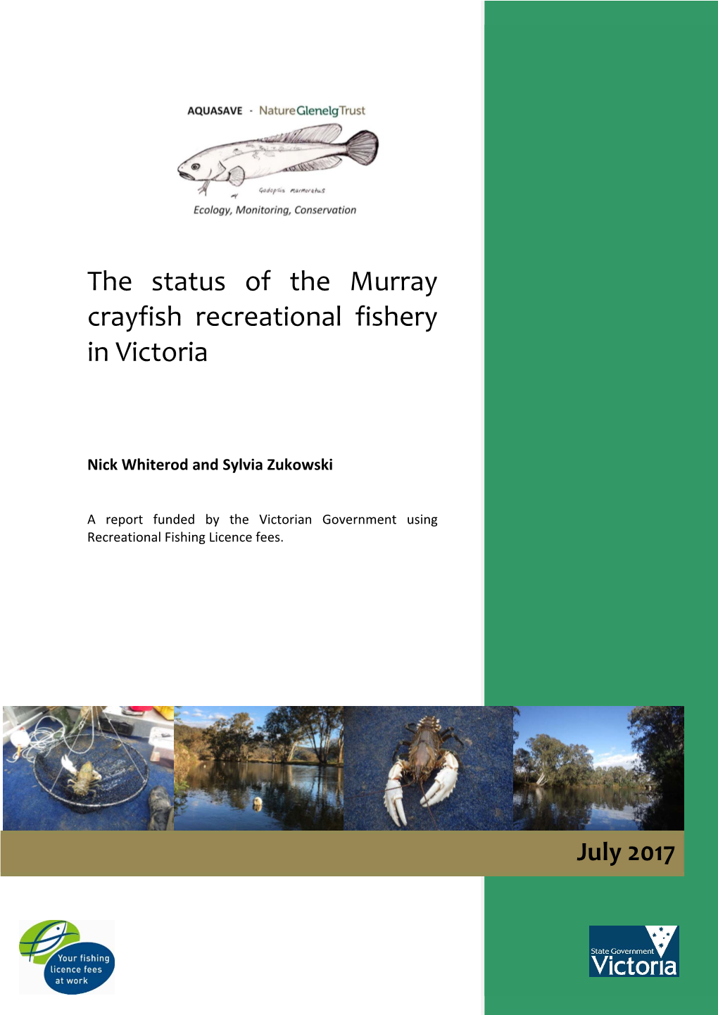 The Status of the Murray Crayfish Recreational Fishery in Victoria