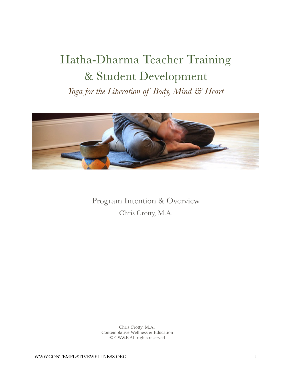 Hatha-Dharma Teacher Training & Student Development