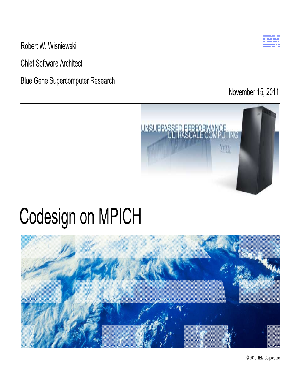 Codesign on MPICH