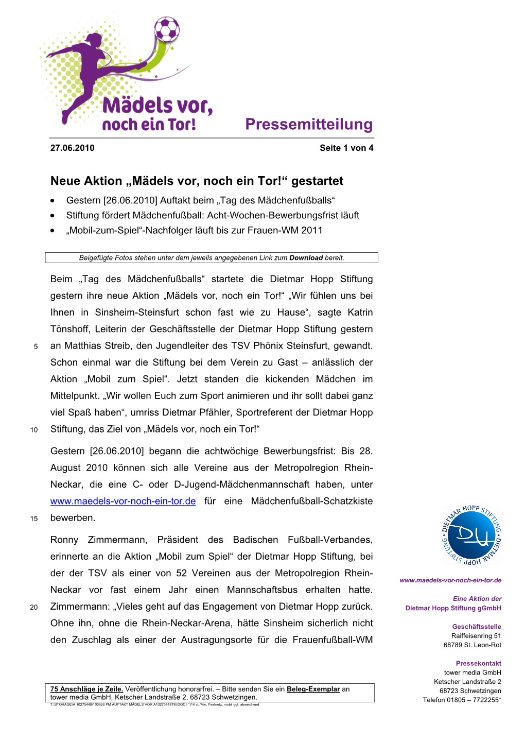 Pressemitteilung