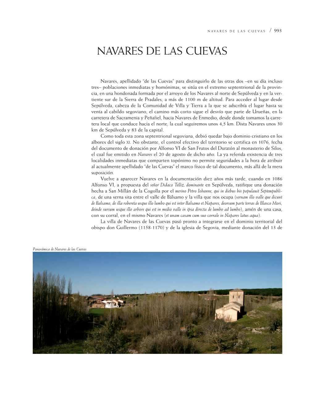 Navares De Las Cuevas / 993