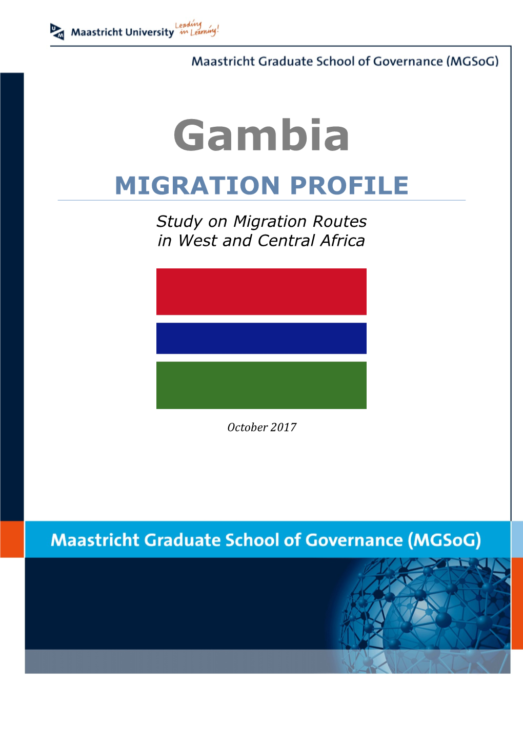 Gambia MIGRATION PROFILE Study on Migration Routes in West and Central Africa