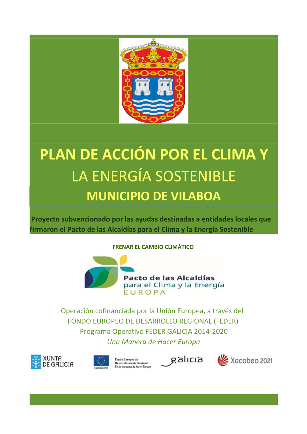 Plan De Acción Por El Clima Y La Energía Sostenible Municipio De Vilaboa
