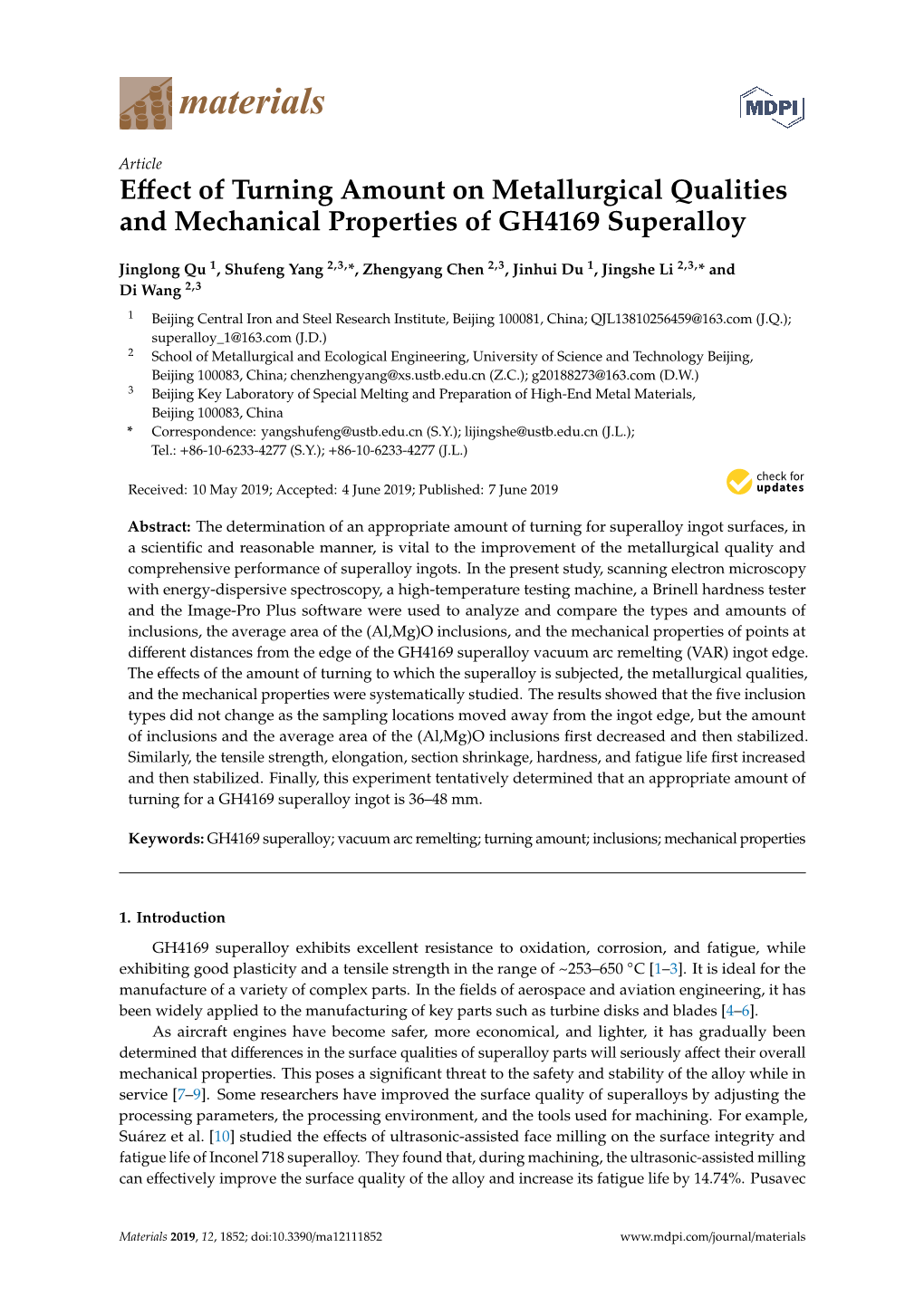 Effect of Turning Amount on Metallurgical Qualities And