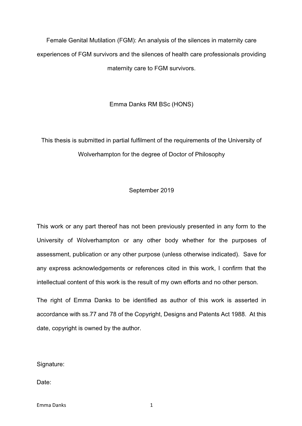 Female Genital Mutilation (FGM): an Analysis of the Silences in Maternity Care Experiences of FGM Survivors and the Silences of Health Care Professionals Providing