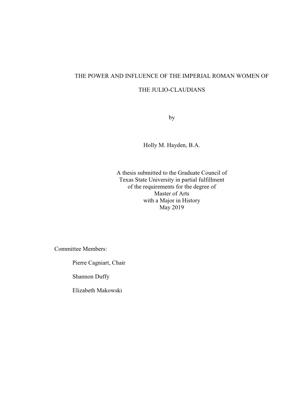 The Power and Influence of the Imperial Roman Women of the Julio