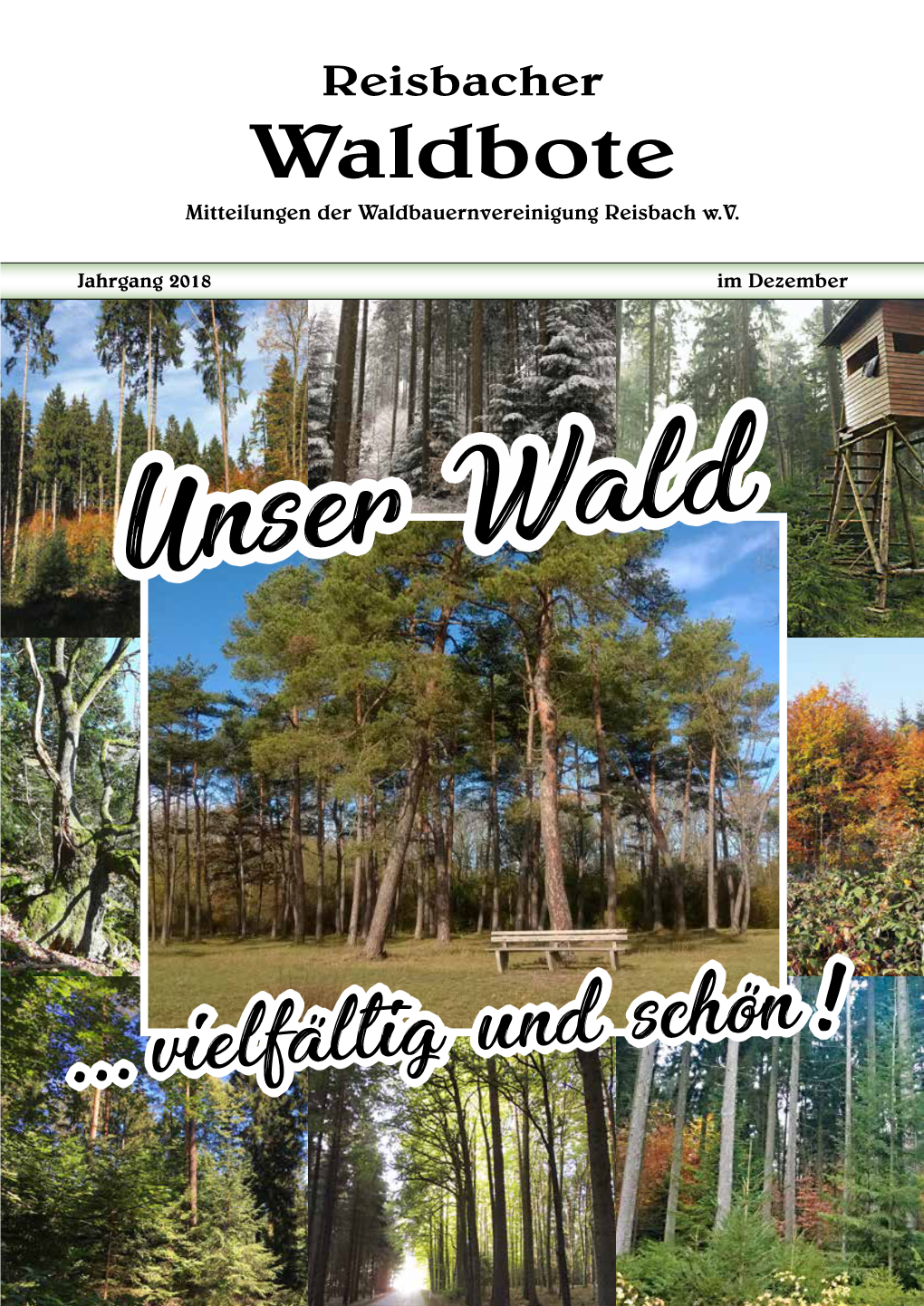 Waldbote Mitteilungen Der Waldbauernvereinigung Reisbach W.V