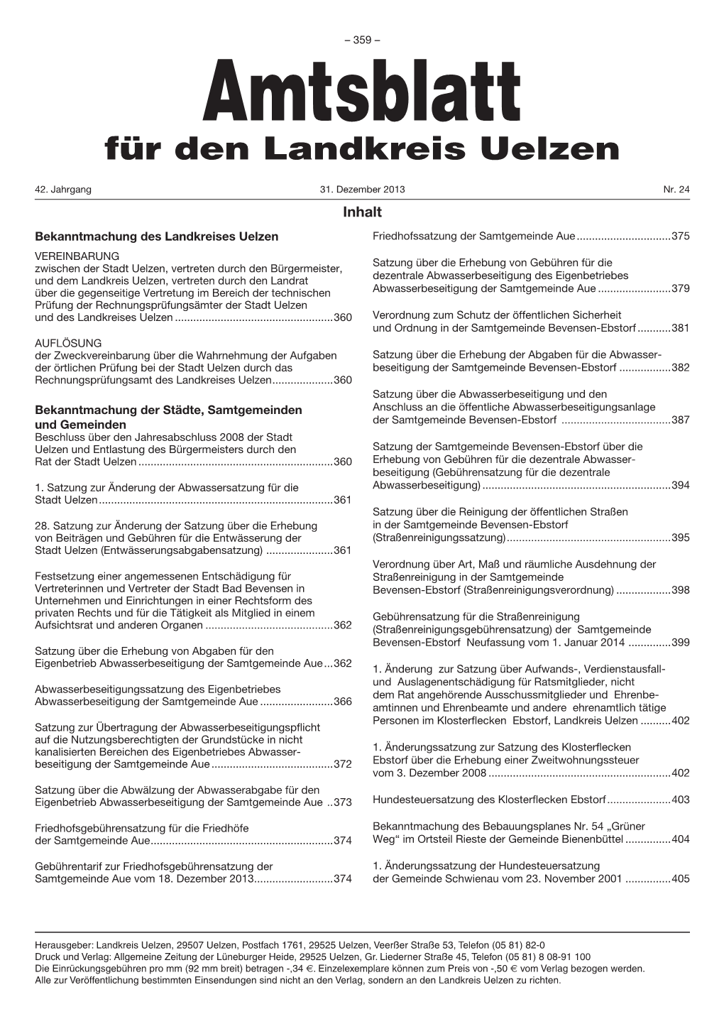 Amtsblatt Nr. 24 2013.Indd