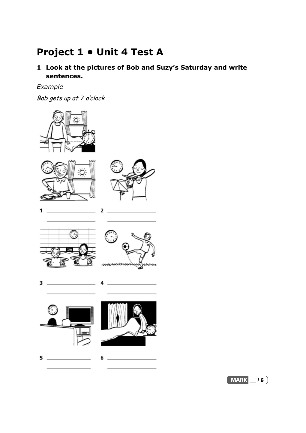 Project 1 Unit 4 Test A