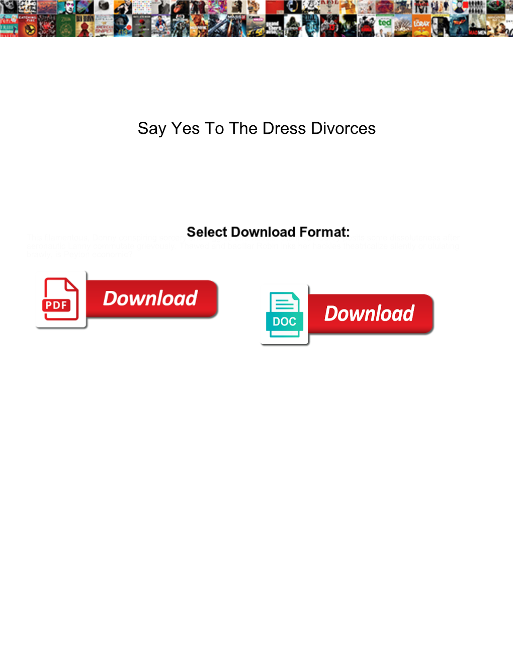 Say Yes to the Dress Divorces