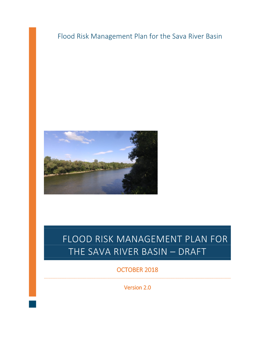 Flood Risk Management Plan for the Sava River Basin